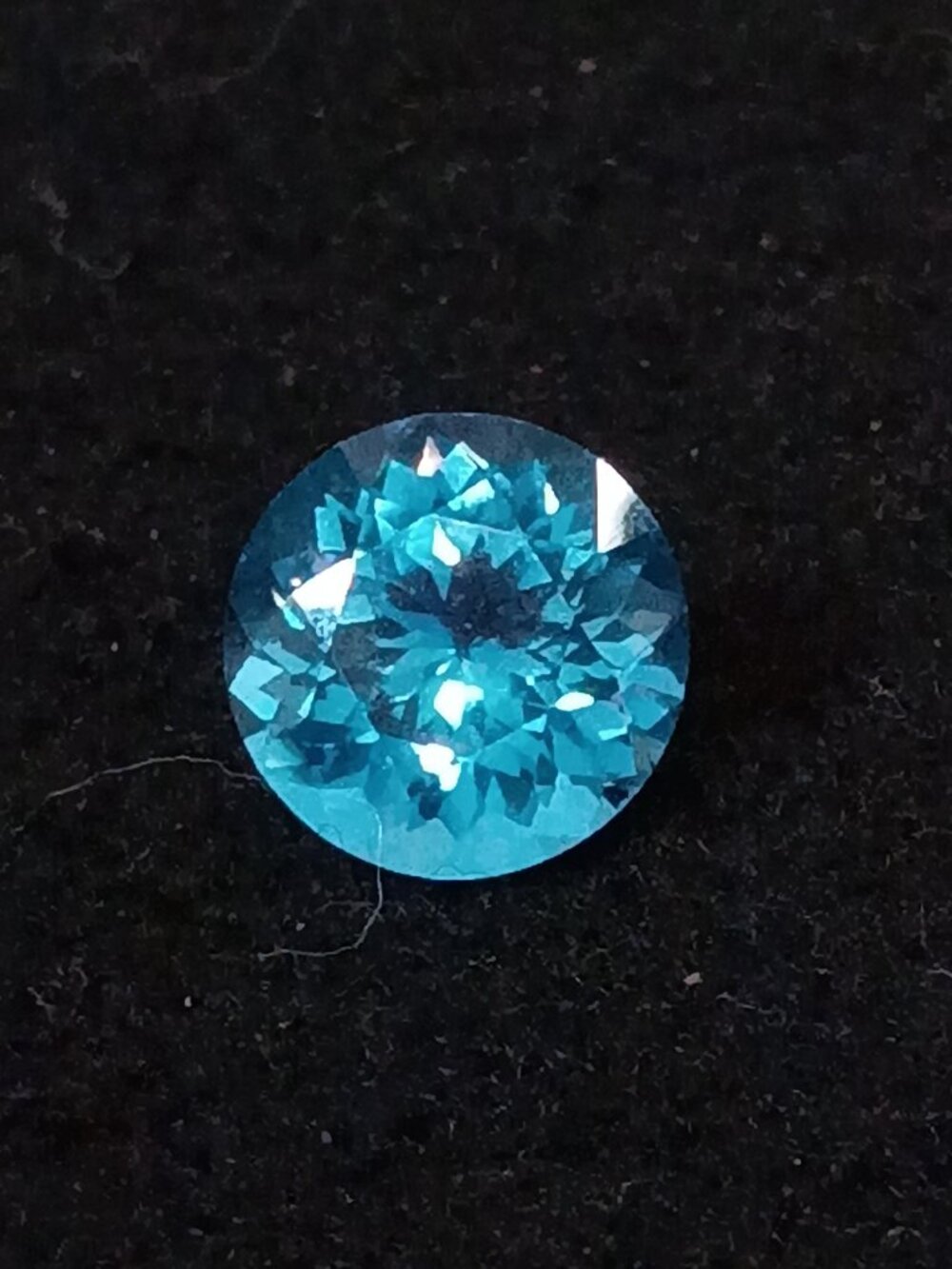 Jeweler Verified 4 Carat Natural Swiss Blue Topaz Loose Gemstone